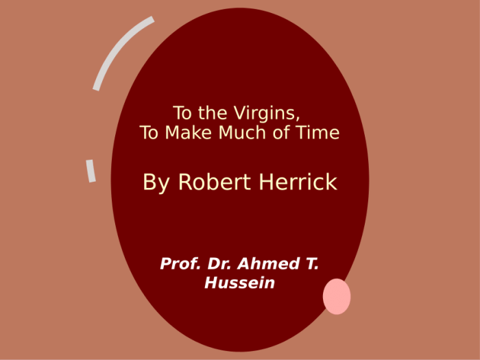 Herrick robert 1591 virgins much make time poetry 1674 his pillar