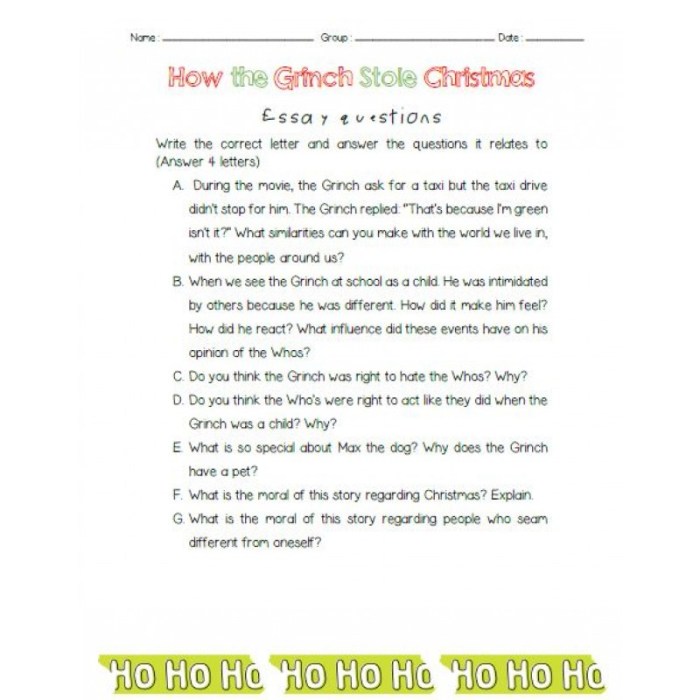 How the grinch stole christmas trivia questions and answers