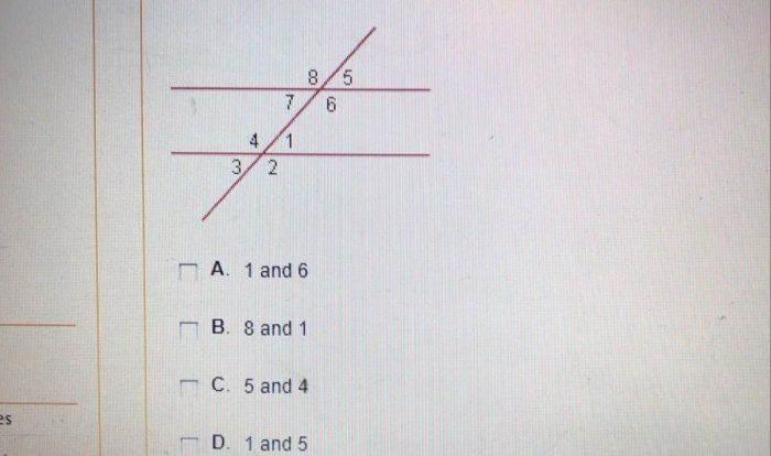 Angles corresponding apply check which